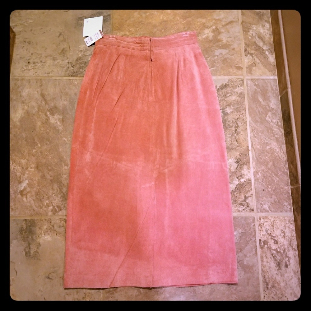 VINTAGE Leather Skirt NWT